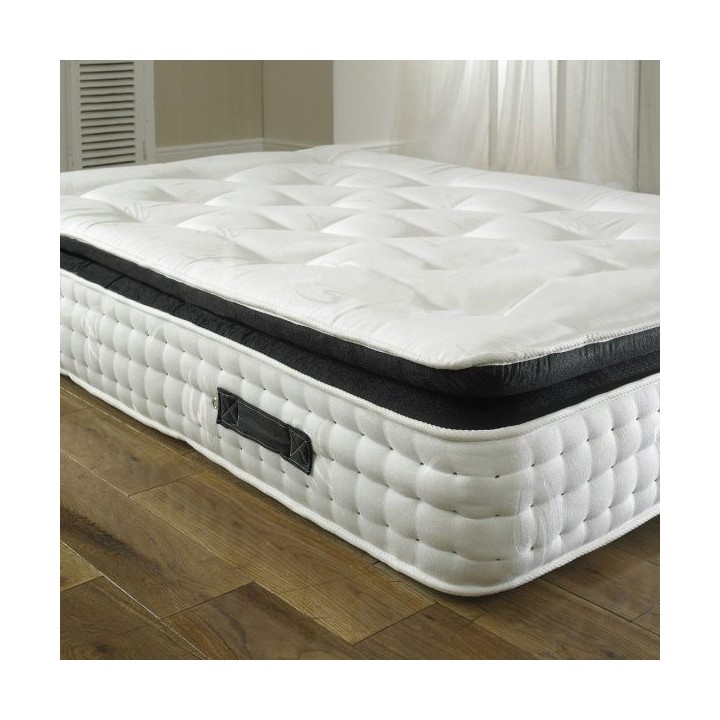 Oswald Fabric Divan Bed Pocket Spring 2000 Pillow Top Memory Foam Mattress