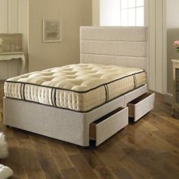 Jasmine Divan Bed 2000 Organic Spring Memory Foam Mattress