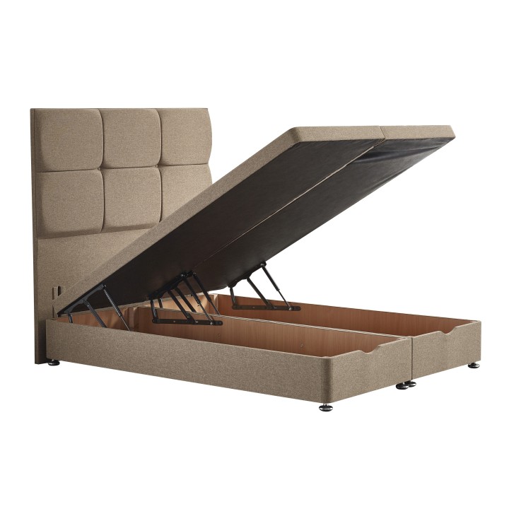 Bed Market Visco Brown Divan Ottoman Bed