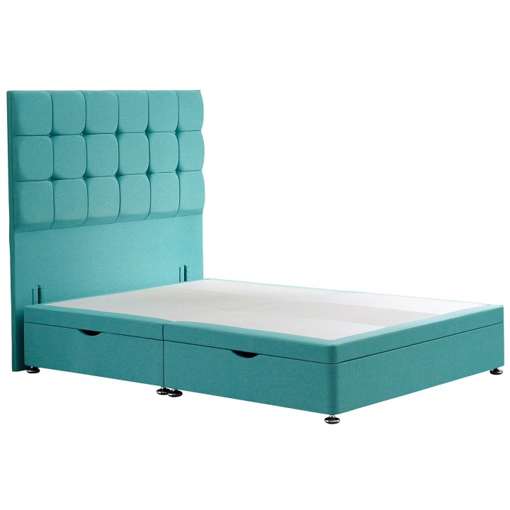 Bed Market Visco Turquoise Divan Ottoman Bed
