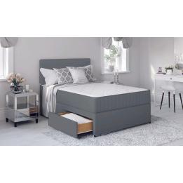 Hf4you Nora Memory Foam Divan Bed Set With Mattress & Headboard