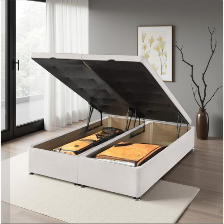 Plush Velvet Ottoman End Lift Ottoman Base