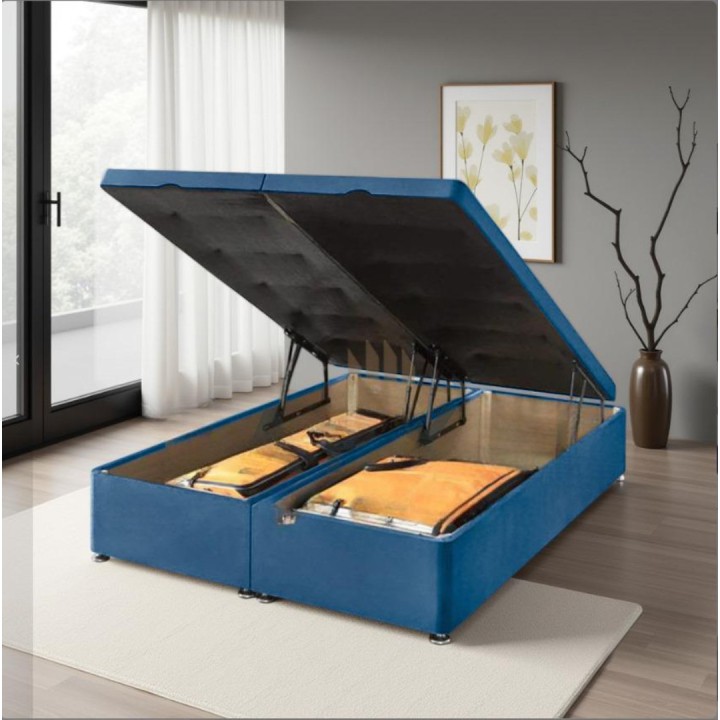 Plush Velvet Ottoman End Lift Ottoman Base