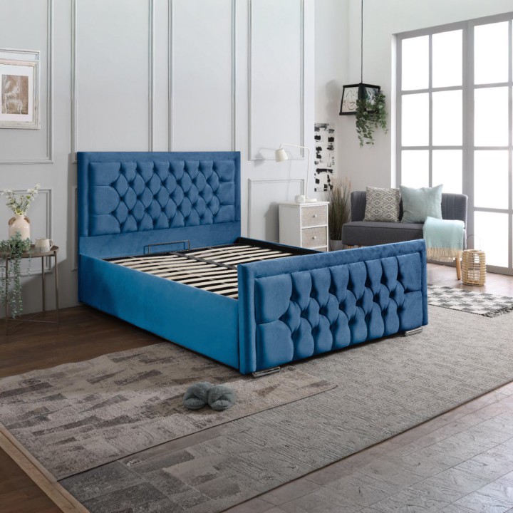 Mauritius Bedframe with Optional Mattress and Storage