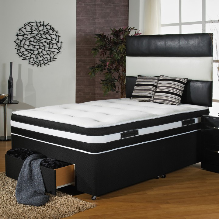 Hf4you 1000 Pocket Air Flow Memory Foam Divan Bed