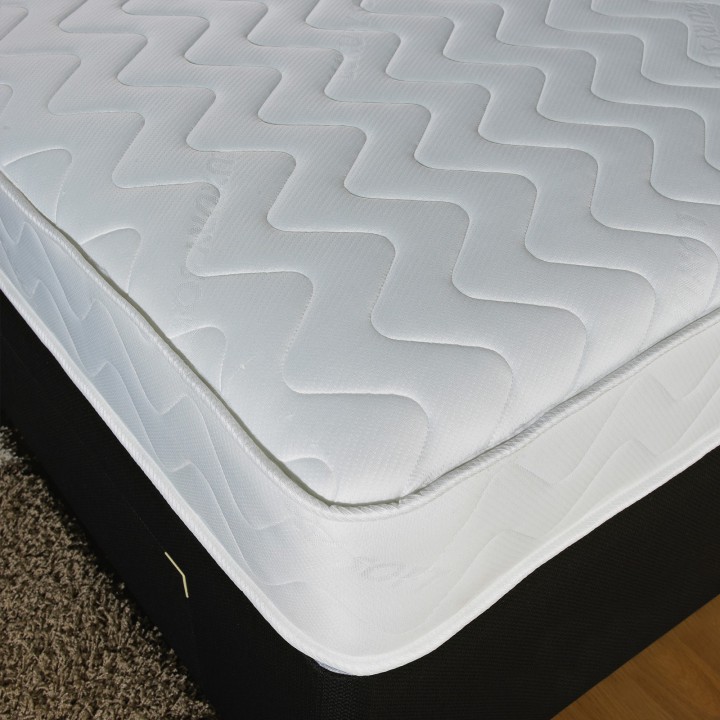 Hf4you Micro Quilted Soft Touch Black Divan Bed