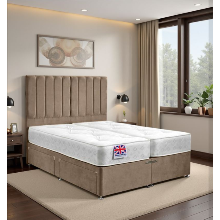 Oxford Zip & Link Divan Bed Set