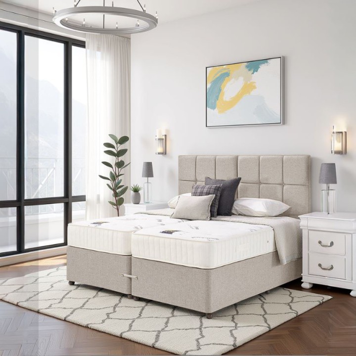 Serenity Luxe Zip & Link Divan Bed Set