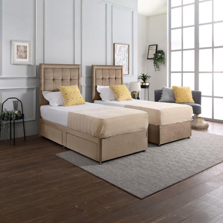 Oasis Zip & Link Divan Bed Set