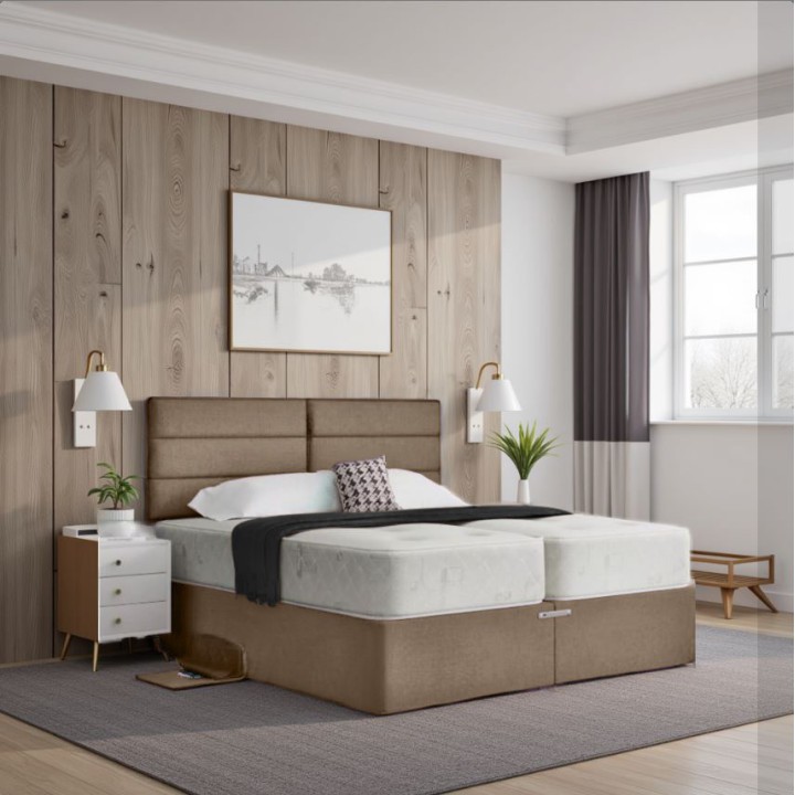 Savannah Zip & Link Divan Bed Set