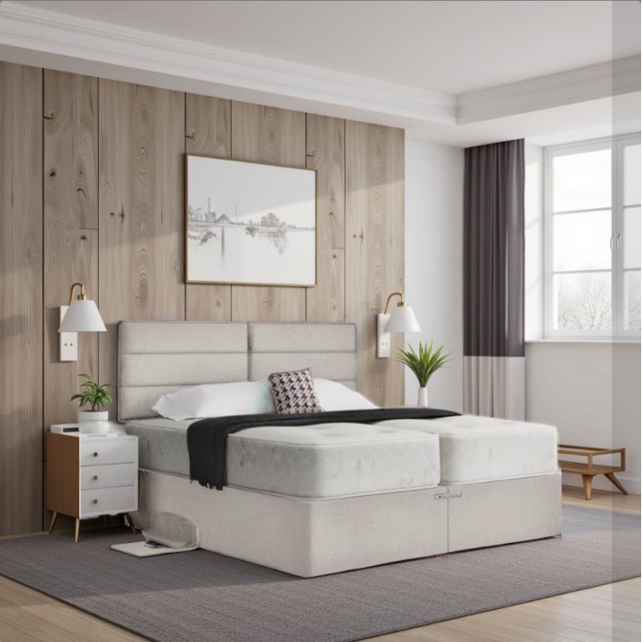 Savannah Zip & Link Divan Bed Set
