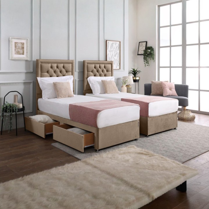 Madrid Zip And Link Bed Set