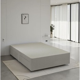 Hf4you Fabric Divan Bed Base With Drawers