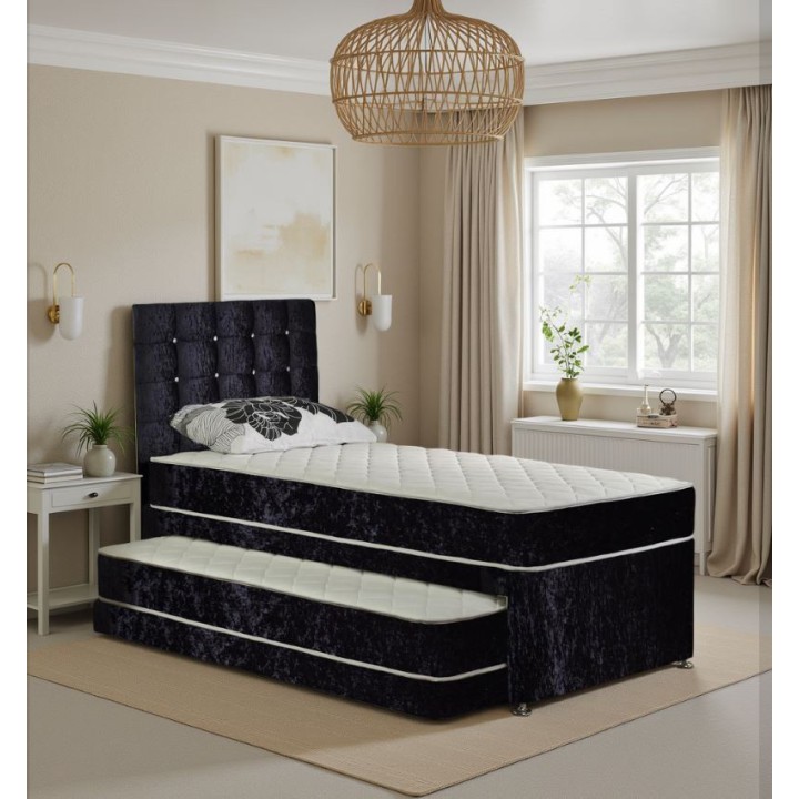 London Crushed Velvet Guest Bed