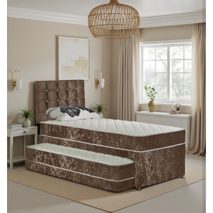 London Crushed Velvet Guest Bed