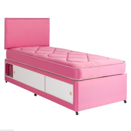 Hf4you Dallas Quilted Slider Storage Divan Bed
