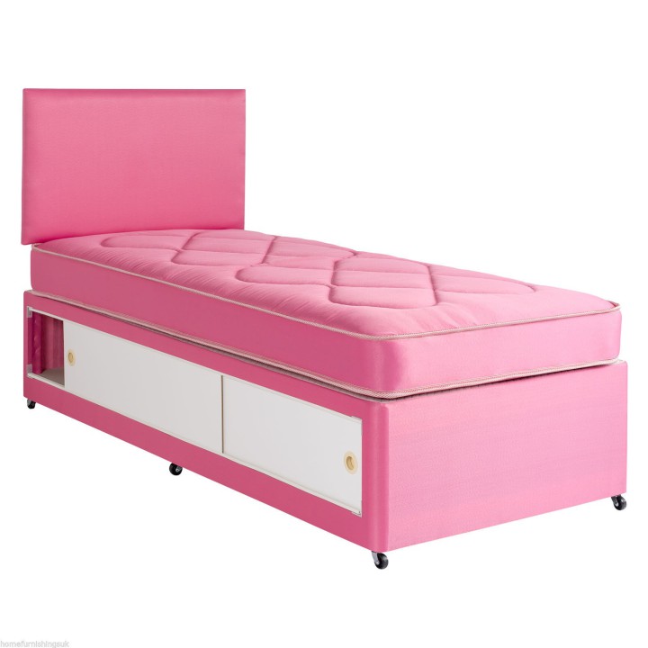 Hf4you Dallas Quilted Slider Storage Divan Bed