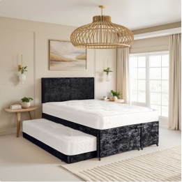 Berlin Crushed Velvet Double Guest Bed