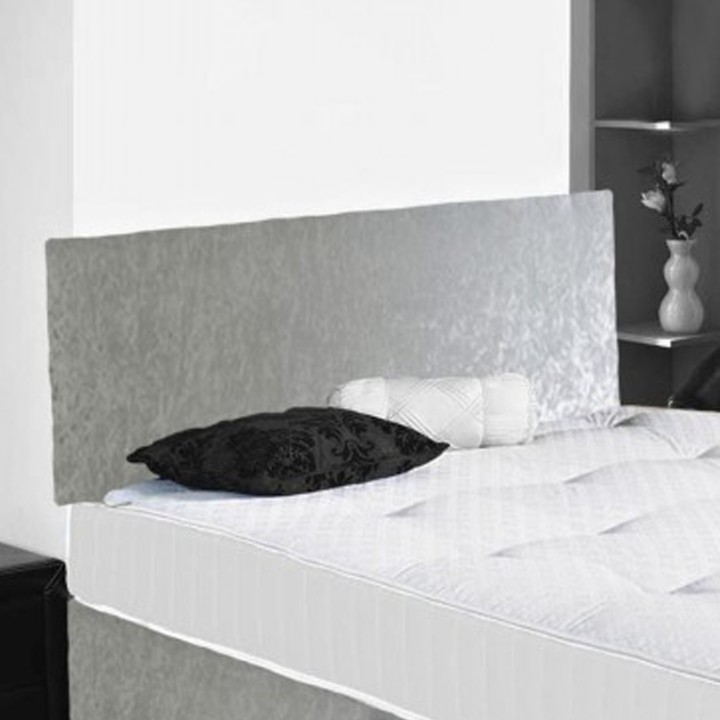 Hf4you 20 Inch Rectangular Crushed Velvet Headboard