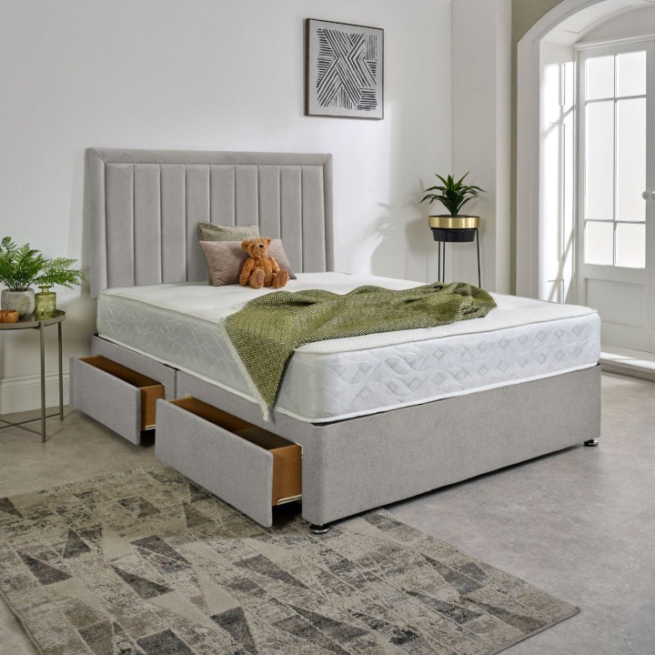 Miami Nights Memory Divan Bed Set