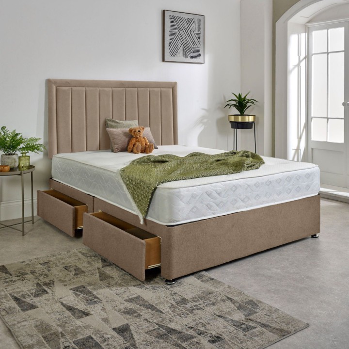 Miami Nights Memory Divan Bed Set