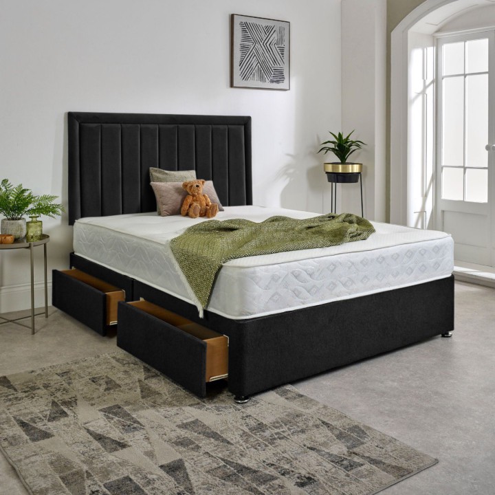 Miami Nights Memory Divan Bed Set