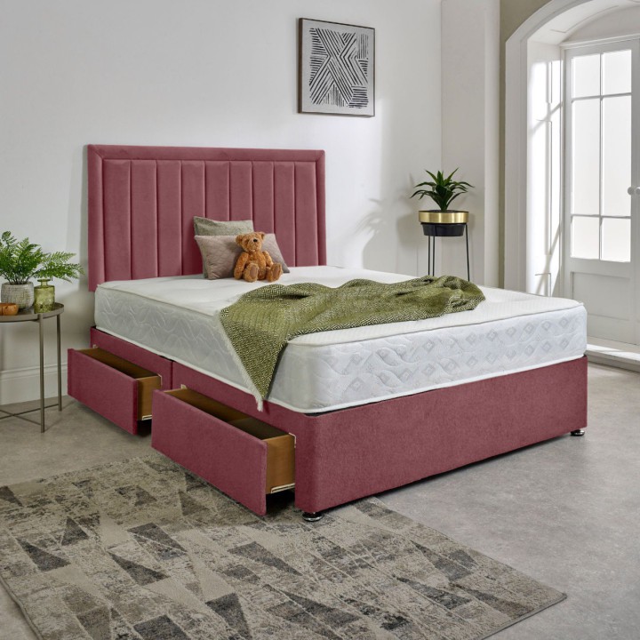Miami Nights Memory Divan Bed Set
