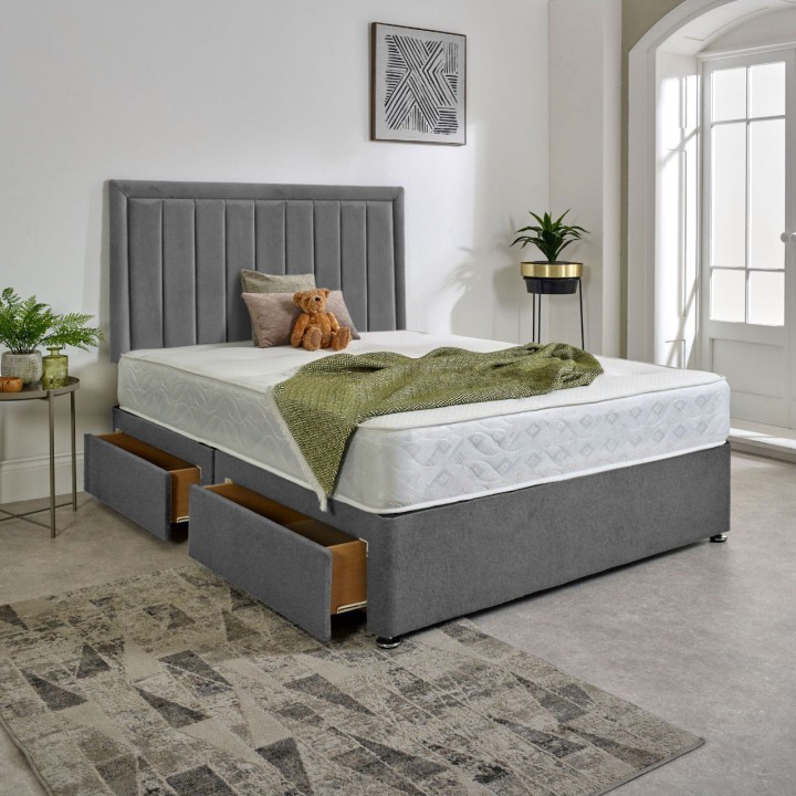 Miami Nights Memory Divan Bed Set