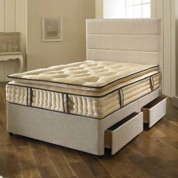 Majestic Bed with Premium Orthopaedic 3000 Spring Pillow Top Mattress