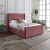 Bahrain Winged Bedframe - With Optional Mattress, Optional Storage