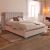 Marseilles Sleigh Bedframe - With Optional Mattress, Optional Storage
